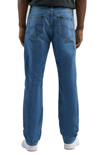 Lee West Relaxed Straight Jeans - Into The Blue Worn