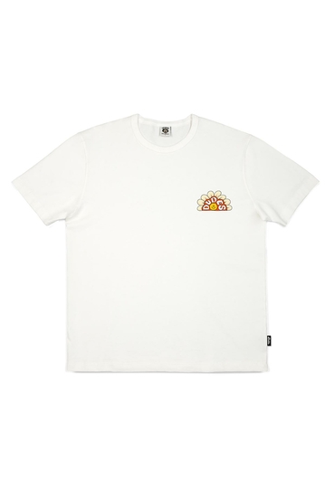 The Dudes Organic Cotton T-shirt Mid Summer Off White