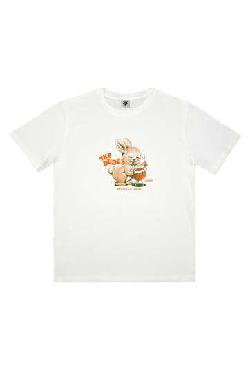 The Dudes Classic T-shirt Bunny Off White
