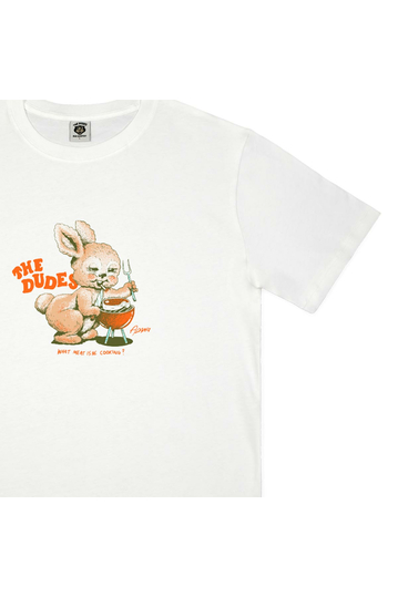 The Dudes Classic T-shirt Bunny Off White