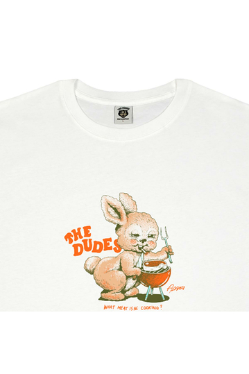 The Dudes Classic T-shirt Bunny Off White