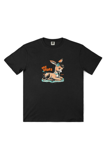 The Dudes Classic T-shirt Donk Black