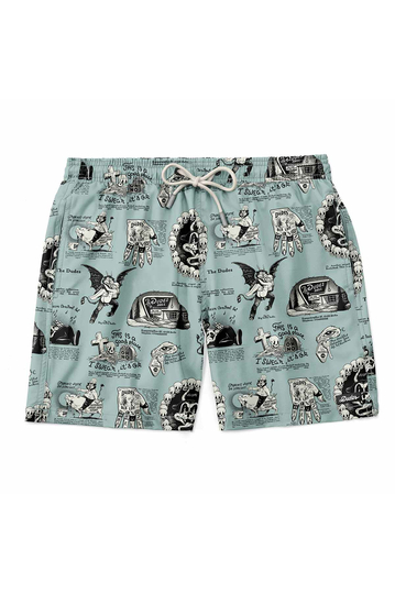 The Dudes Swim Shorts Beelzebud Blues