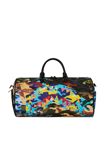 Sprayground Sliced & Diced Camo Large Duffle