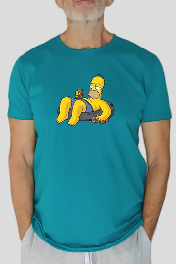 Bigbong Simpsons T-shirt Petrol