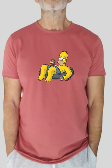Bigbong Simpsons T-shirt Rust
