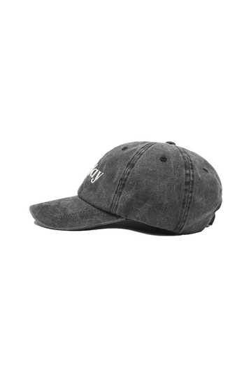 Alcott Hat With Embroidery Washed Black