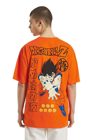 Alcott Oversize T-shirt Dragon Ball Orange
