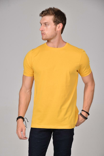Bigbong Cuffed T-shirt Mustard