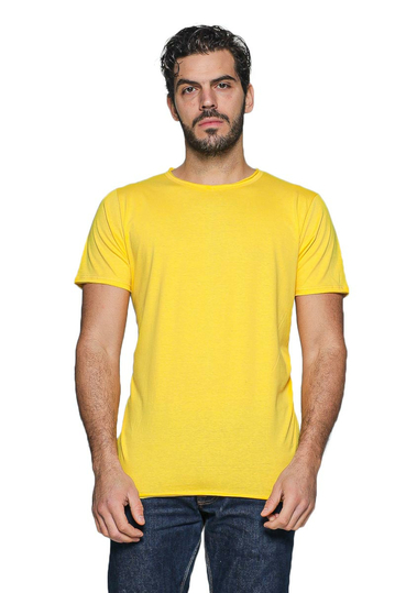 Bigbong Raw Edge T-shirt Yellow