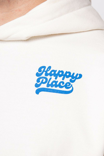 Kaotiko Happy Place Hoodie Ivory