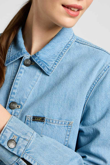 Lee Unionall ντένιμ σεμιζιέ φόρεμα - Light Vibes