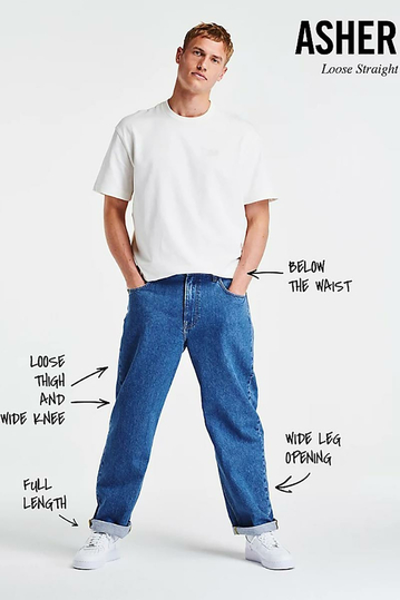 Lee Asher Loose Fit Jeans - Handsome