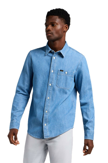 Lee Leesure Denim Shirt - Shasta Blue