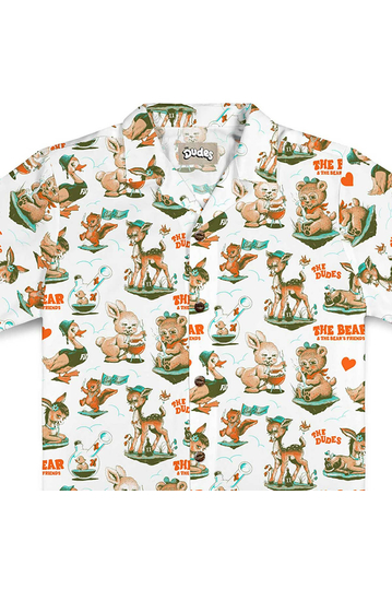 The Dudes χαβανέζικο πουκάμισο Wasted Dudes Off White