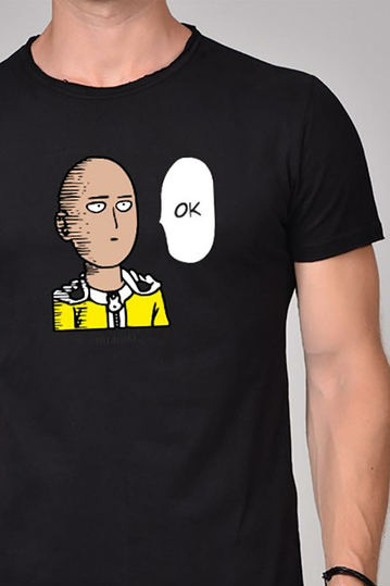 Bigbong One Punch Man T-shirt Black
