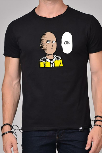 Bigbong One Punch Man T-shirt Black