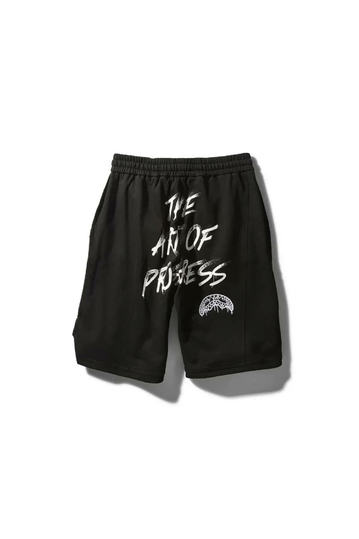 Sprayground Art Of Progress Knit Shorts Black