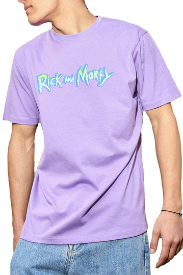 Alcott Oversize T-shirt Rick & Morty Lilac