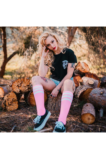 American Socks Bubblegum Knee High Socks