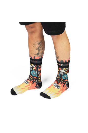 American Socks Welcome To Hell Mid High Socks