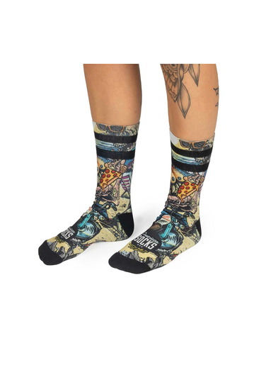 American Socks Bike Monster Mid High Socks
