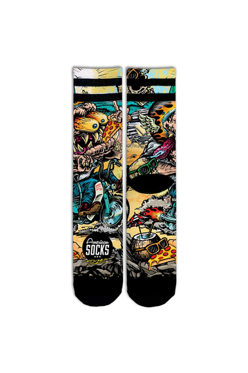 American Socks Bike Monster Mid High Socks
