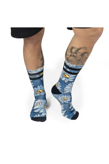 American Socks Daisies Mid High Socks
