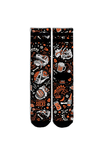 American Socks Slick Dinos Mid High Socks