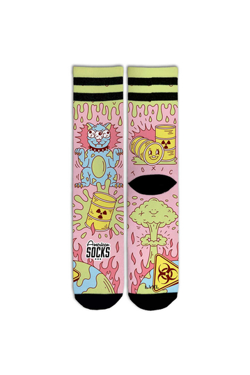 American Socks Radioactive Mid High Socks