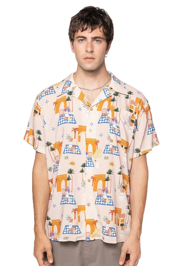 Kaotiko Hawaiian Shirt Desert