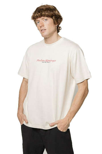 Kaotiko Palm Springs Organic Cotton T-shirt Ivory