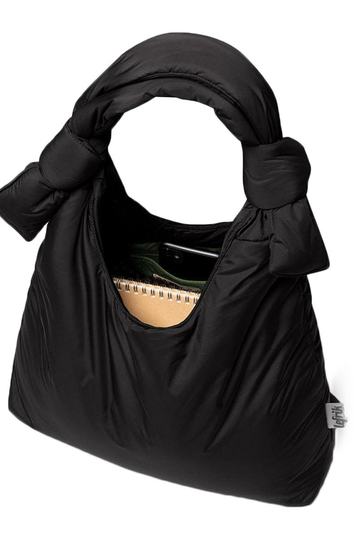 Lefrik Biwa Puffy Bag Black