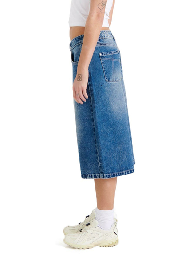 The Ragged Priest Denim Longline Baggy Shorts