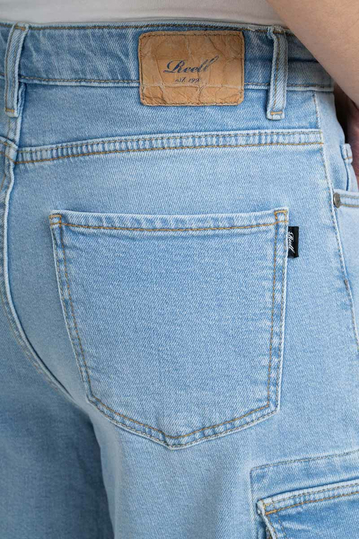 Reell Denim Bermuda Olivia Light Blue Stone