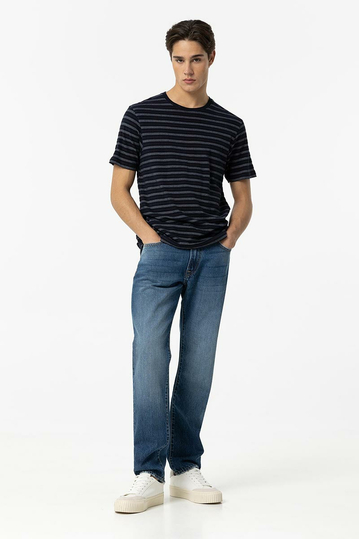 Tiffosi Austin Straight Fit Jeans Medium Blue