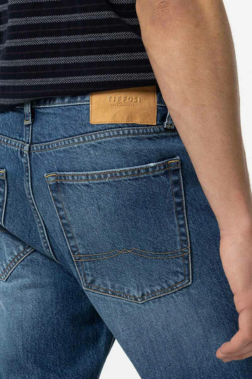Tiffosi Austin Straight Fit Jeans Medium Blue