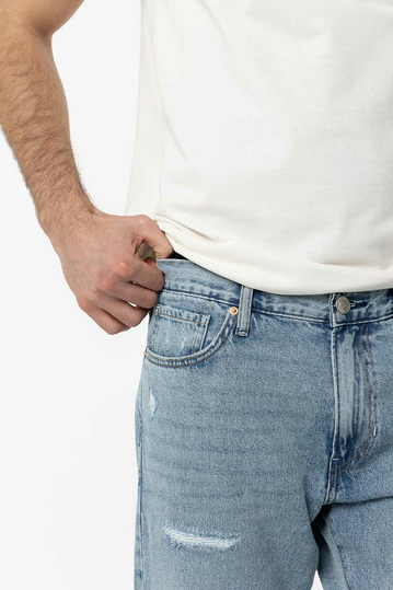 Tiffosi Austin Straight Fit Jeans Light Blue