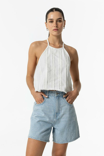 Tiffosi Lana Denim Shorts Light Blue