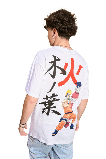 Alcott Oversize T-shirt Naruto White