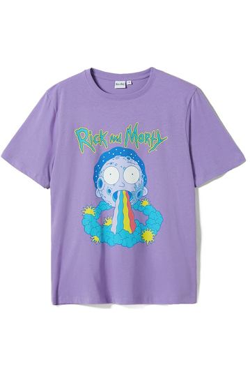 Alcott T-Shirt Rick and Morty Lilac