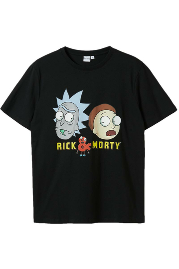 Alcott T-Shirt Rick and Morty Black