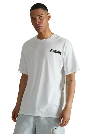 Alcott T-shirt Fortnite White