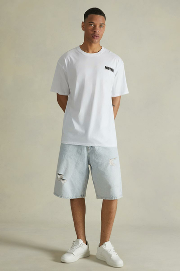 Alcott T-shirt Fortnite White