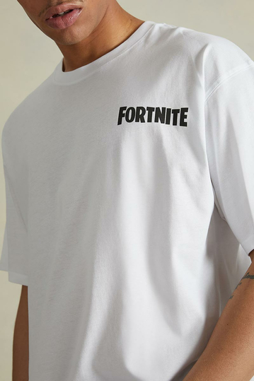 Alcott T-shirt Fortnite White