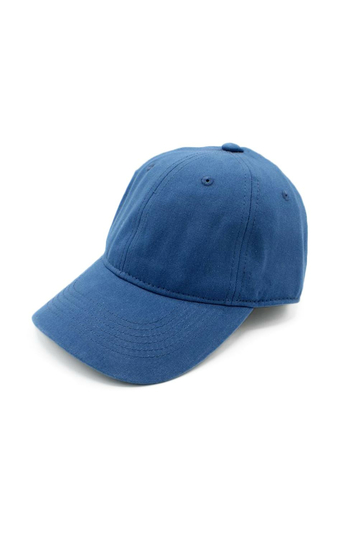 Strapback Jockey Hat Washed Denim Blue