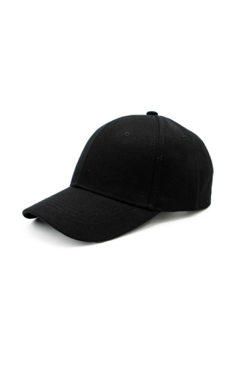 Strapback Jockey Hat Black