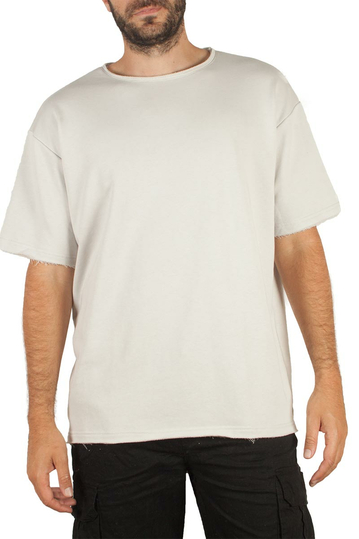 Bigbong Oversized T-shirt French Terry Light Grey