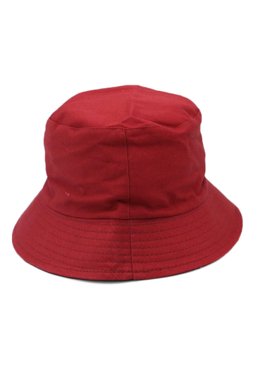 Reversible Bucket Hat Dark Red-Black