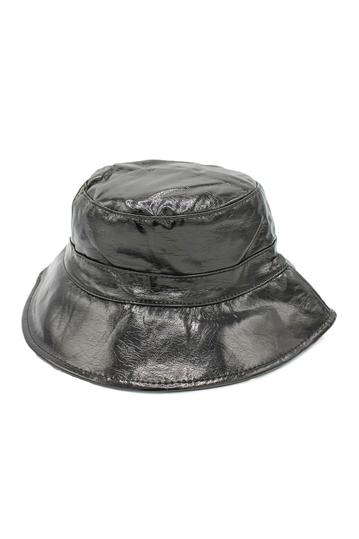 Bucket Hat PU Black